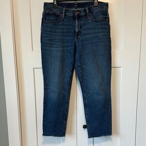 J. Crew Dark Blue Ankle Jeans